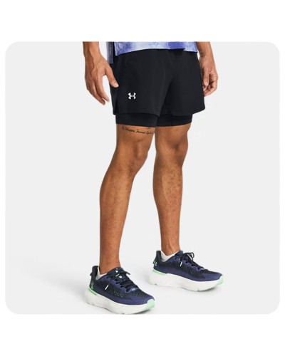 Shorts 2-in-1 da 13 cm Launch Uomo Under Armour Shorts 2-in-1 da 13 cm Launch Uomo Under Armour