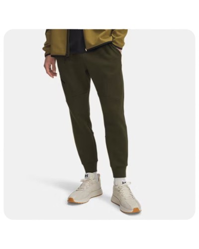 Jogger da uomo UA Unstoppable Fleece Under Armour in tessuto pile traspirante e confortevole Jogger da uomo UA Unstoppable Fleece Under Armour in tessuto pile traspirante e confortevole